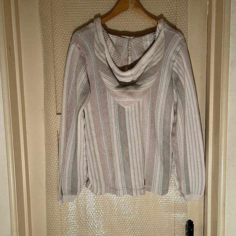 Suéter a rayas con capucha O Neill Junior Bonfire para mujer XL Foto 2 de 4