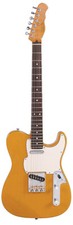 FRET King FBSTBSC Super T Country Squire Electric Guitar Butterscotch + Gigbag