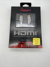 Rocketfish 1080p HDMI Cable 8ft RF-G1160a 10.2 Gbps 1080p - New