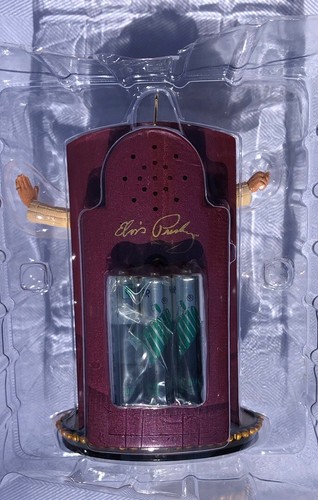 Elvis Presley ALL SHOOK UP King Rock & Roll Musical Ornament Carlton Cards NEW - Picture 5 of 6