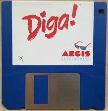 Diga! v1.0 ©1986 Aegis Development Telecommunications for Commodore Amiga Disks