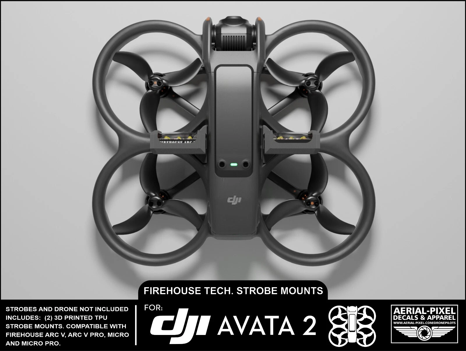DJI AVATA 2 Strobe Mounts