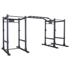 Body-Solid Double Commercial Power Cage | Squat Rack w/ Monkey Bars SPR1000DB...