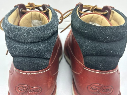 Sperry Top-Sider Mens Chukka Sport Boot Size 11 M Moc Toe Burgundy/Red - Picture 5 of 11