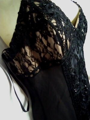 New Sue Wong ''The Rare Earth'' Dress.100% SILK,Made Of Sequence & Beads.