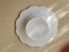 Vintage Imperial Milk Glass Covered Butter or Cheese dish. Rose. White.  — photo 5