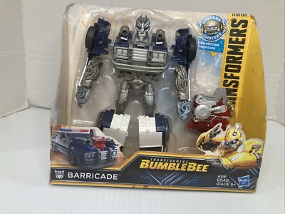 HASBRO TRANSFORMERS BUMBLE BEE BARRICADE FIGURE 7 INCHES TALL COLLECTIBLE NEW