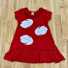 Girls Custom Lilo Stitch Dress Red Size 3 Disney