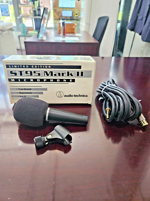 Set of 2 audio-technica ST95 Mark II Microphones Limited Edition- Tested/Working