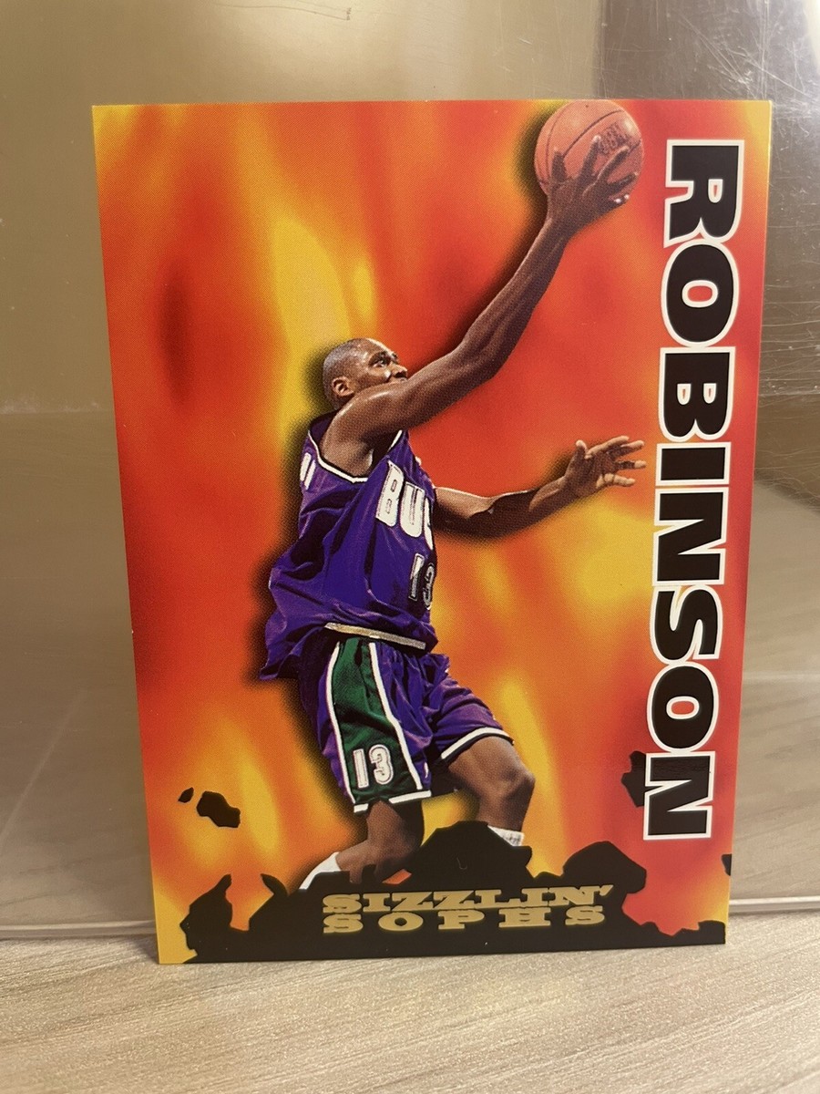 1995-96 Hoops Glen Robinson Sizzlin' Sophs #205 NBA Trading Card