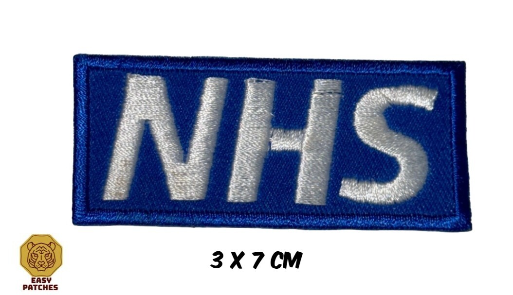 NHS PATCH EMBROIDERED IRON SEW ON CLOTHES BADGE HEALTH CARE