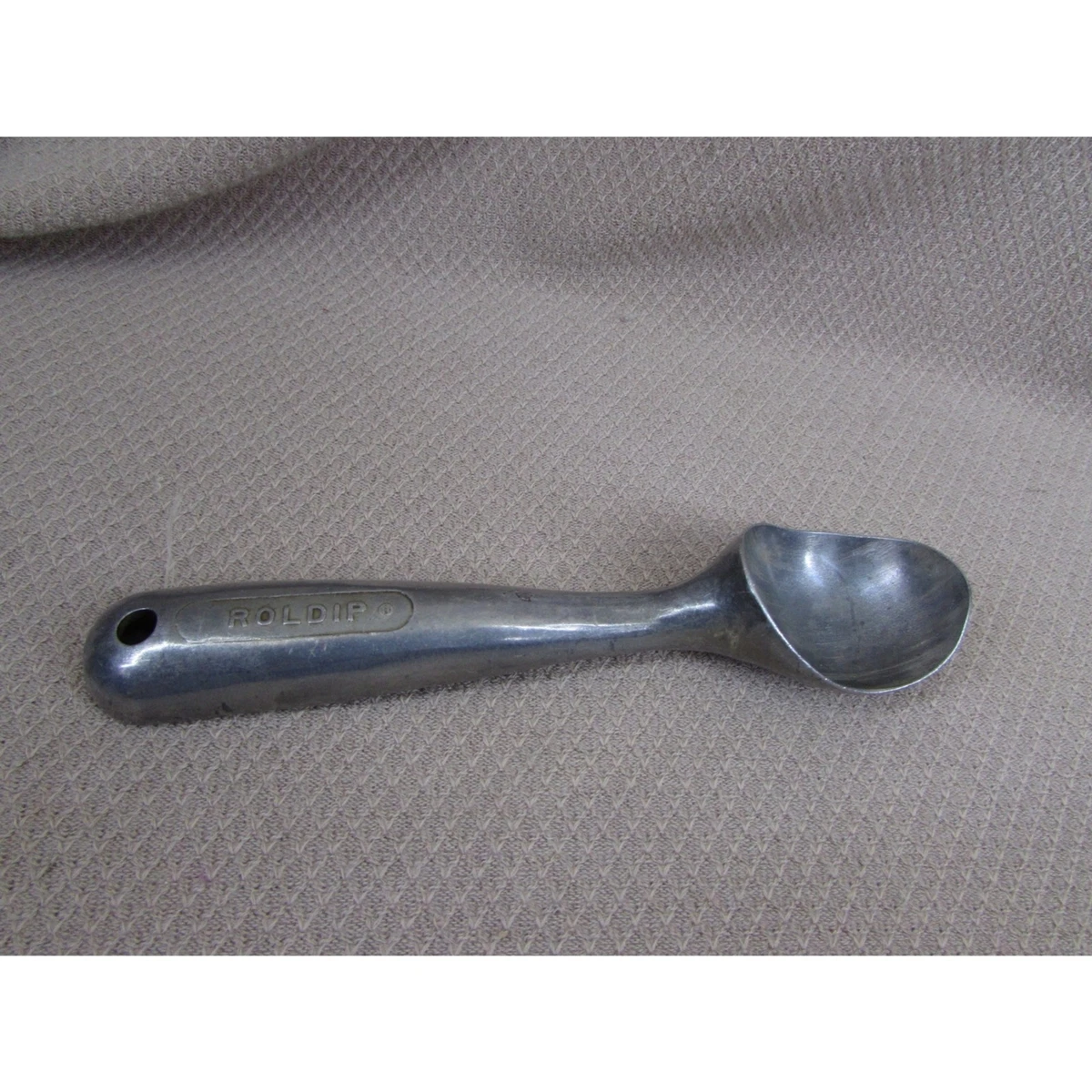 Vintage NuRoll Ice Cream Scoop Roldip Aluminum Metal USA eBay