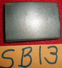 West German Police buckle and leather belt