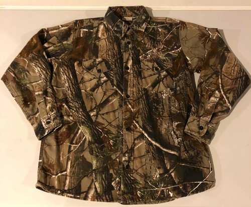 Redhead Deer Camo Button Down Long 