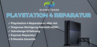 Sony Playstation 4 Reparatur Controller aller Art FAT Slim PRO Diagnose HDMI PS4