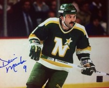 DENNIS MARUK MINNESOTA NORTH STARS SIGNED AUTOGRAPHED 8x10 