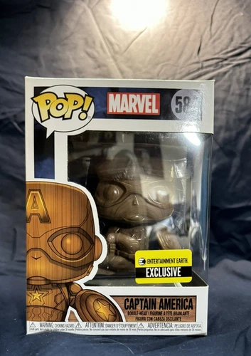 Funko Pop 584 Marvel Captain America Entertainment Earth Exclusive Figure