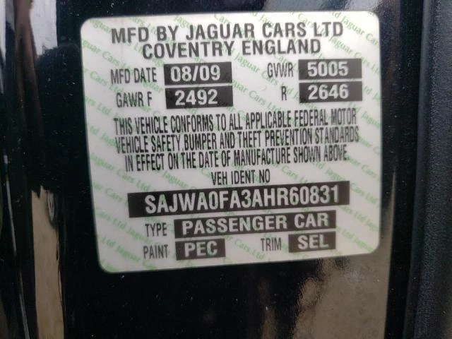 2010 Jaguar XF Speedometer Gauge Black OEM C2Z8913 177K Miles - Image 2 of 4