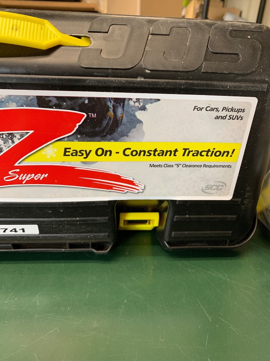 Security Snow Tire Chains ZT741 Easy On/Off Fits Many Sizes | eBay