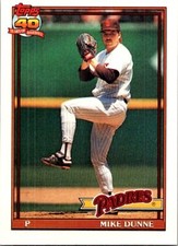 1991 Topps #238 Mike Dunne