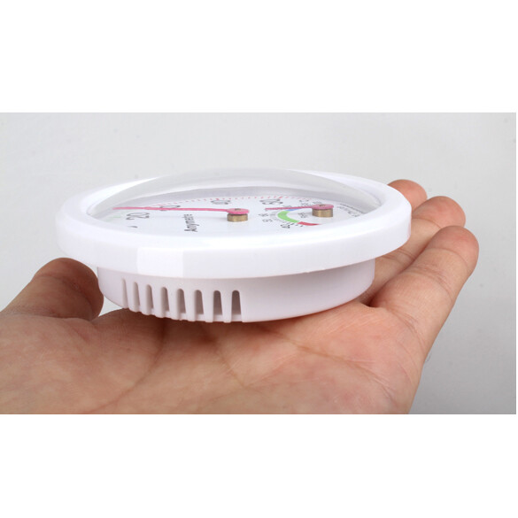 Mini Round Thermometer Portable Moisture Meter Mechanical for Freezer