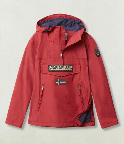 NAPAPIJRI RAINFOREST POCKET N0YIJN Jacket SUMMER ESTIVO R85 RHUBARB RED 199€ - Foto 1 di 10