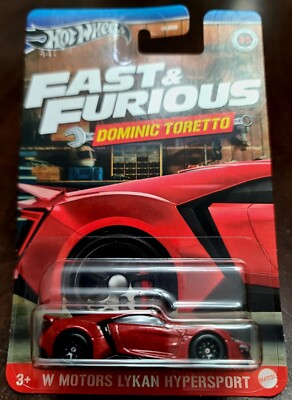 Hot Wheels 2024 Fast & Furious Dominic Toretto W Motors Lykan