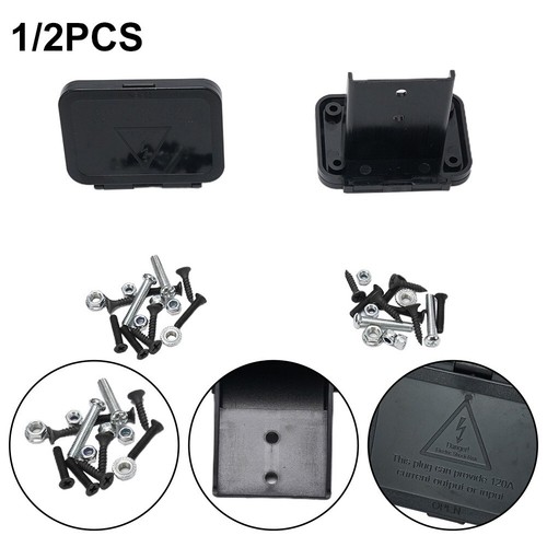 120A for Anderson-Plug Flush Mount-Bracket Panel-Bracket With-Cover For-Caravan