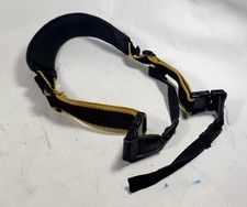 Black  Yellow Universal camera Strap Used Condition
