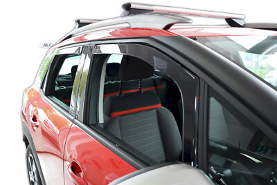 Deflettori Aria Anteriori Per Citroën C3 Aircross (dal 2017) – Set 2 Pezzi, Grigio, Montaggio A Incastro, Prodotti In Italia