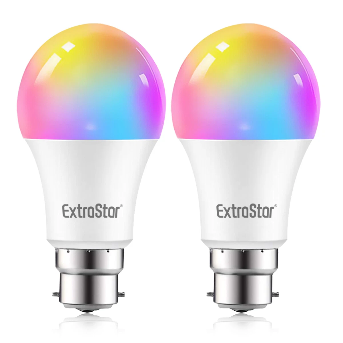 B22 RGB Smart Led Light Bulb 10W Wifi For APPs By iOS Android Alexa Google Home
