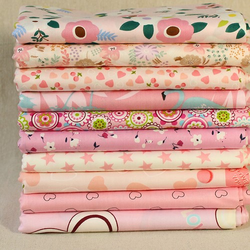 Sewing Cotton Fabric Bundles 10" Squares Quilting Patchwork Floral Scraps Lot - Picture 15 of 17