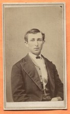 CDV Portrait of a Young Man circa 1860s Old Carte de visite
