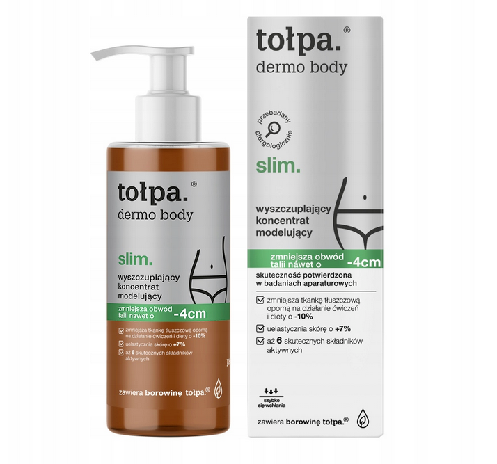 TOŁPA TOLPA DERMO BODY Slim Body Shaping Modeling Concentrate 250ml UK STOCK
