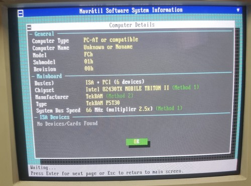 Tekram P5T30-B4 Rev 1.4 Motherboard + Pentium MMX 166MHz + 32MB RAM + VGA Gift - 第 12/13 張圖片