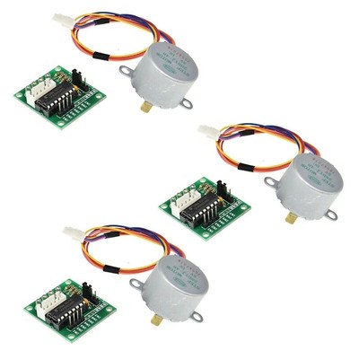 5V Stepper Motor 3 Sets 28BYJ 48 mit Treiber / Test Modul Brett ULN2003 5 Line
