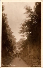 Postcard Real Photo RPPC Calverley Cutting Switzerland of England Unposted