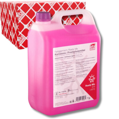 5L FEBI Frostschutz G13 für VW AUDI SEAT SKODA -35°C Fertiggemisch