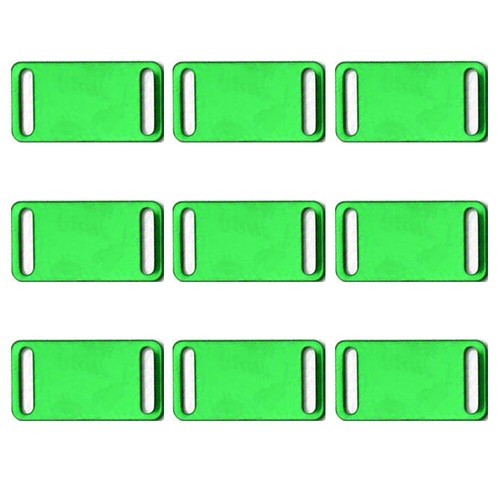 20pcs Wholesale Blank Aluminum Dog ID Tags Slide-On Personalized Pet Name Tag - Picture 7 of 12