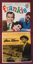 Frank Sinatra EP Lot Of 2 45 RPM Frankie & Our Town Rare Vinyl Vintage