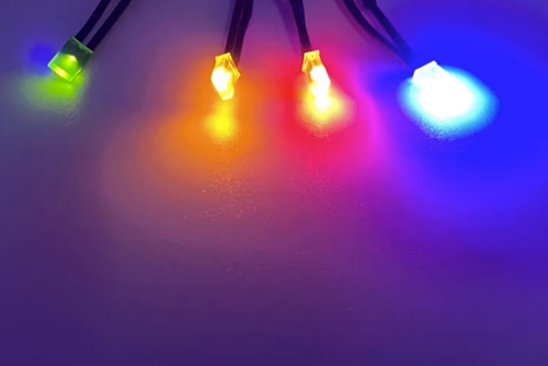 1pcs 3mm LED Bulb Pre wired Light Emitting Diode Small 20cm Wire Flat head LED - Picture 6 of 12