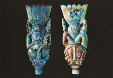 POSTCARD Egypt  Staff Terminal - Bes  22nd Dyn., 945-715BC British Museum MINT