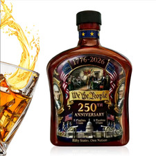Whiskey Bottle America Us 250Th Anniversary We The People 2026 Whiskey Bottle