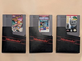 NES Lot - Super Glove Ball - Greg Norman's Golf Power - Vegas Dream - CIB