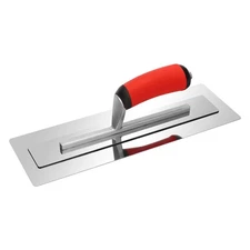 Professional Drywall Finish Trowel - 13.7x4.1 Inch Stainless Steel Blade with...