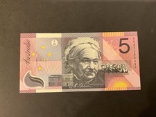 UNC MACFARLANE EVANS $5 POLYMER BANKNOTE AS PICTURED FREE POSTAGE