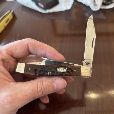Case XX 63032 CV Red Bone Stockman 1 Dot Knife | eBay