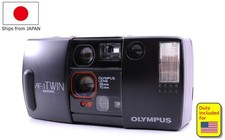 No US Extra Duty / Tested / Near MINT Olympus AF-1 TWIN 35mm Film Camera JAPAN