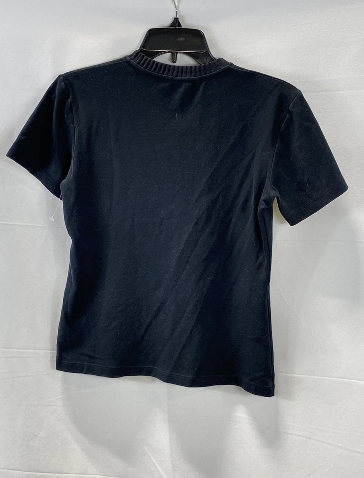 Camisa Louis Vuitton para mujer negra con logotipo talla S Foto 2 de 4