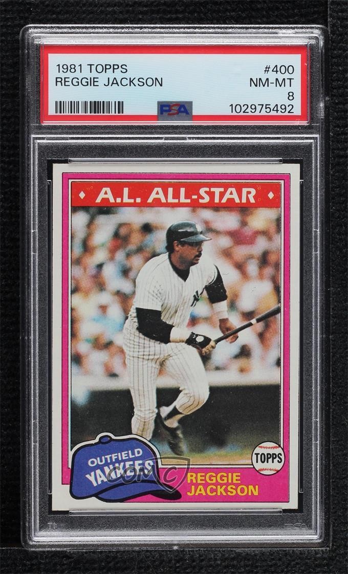 1981 Topps Reggie Jackson #400 PSA 8 HOF 0e1c